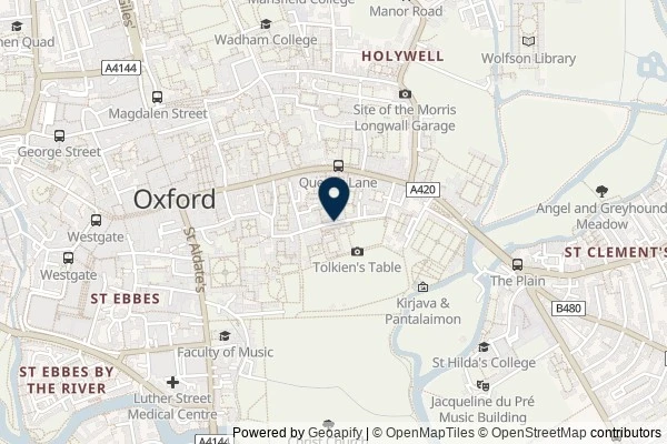 Map showing the area around: Dan Q found GLF3K5BF Plaque Buildup (Geolympix FTFrenzy-1)