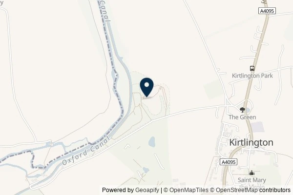 Map showing the area around: Dan Q found GLFBZAPA Kirtlington Quarry