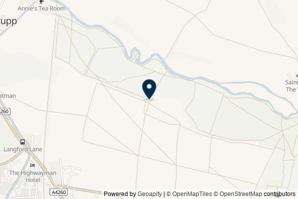 Map showing the area around: Dan Q found GLG58G7G Thrupp wander #3