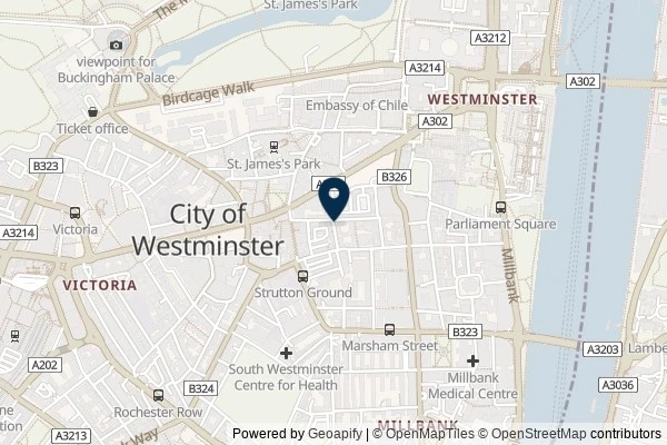 Map showing the area around: Dan Q found GLGNMRRK Where are all the apples?