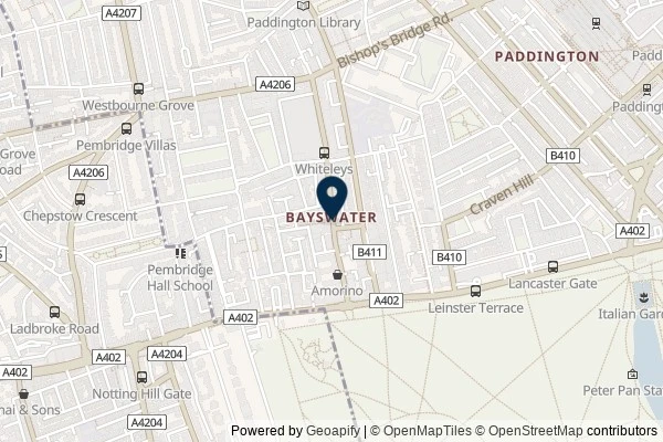 Map showing the area around: Dan Q found GLH778VY Queen at the Bay