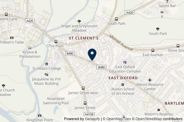 Map showing the area around: Dan Q found GLKZW2HZ Silver Screen