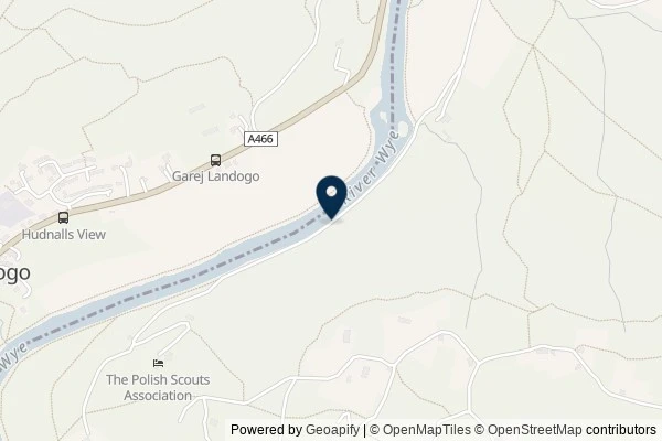 Map showing the area around: Dan Q found GLMHN19T #1 Alice In Wyederland – Alice Down the Hole