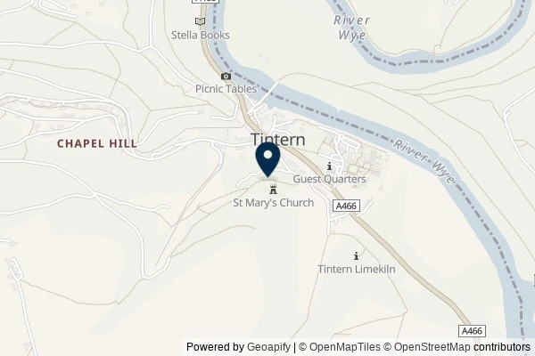 Map showing the area around: Dan Q found GLMJ04R6 The dead and the undead.