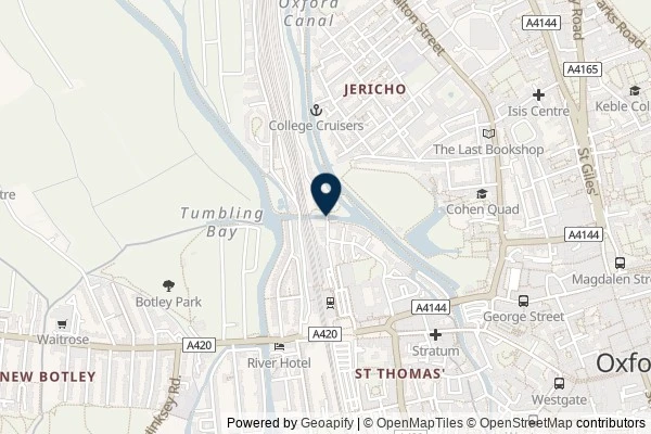 Map showing the area around: Dan Q found GLMPG4GX Swing Lower (Historic Site)