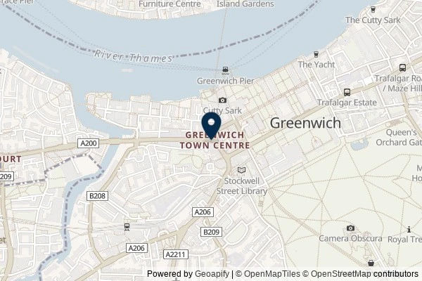 Map showing the area around: Dan Q found GLN7PDN2 A Marathon not a Sprint – Cutty Sark