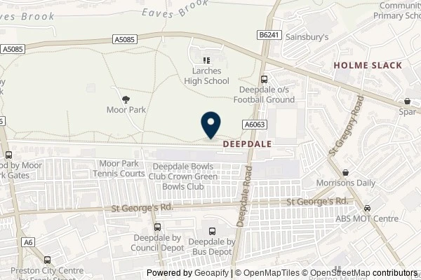 Map showing the area around: Dan Q found GLQX5W4D My Oooooooold School