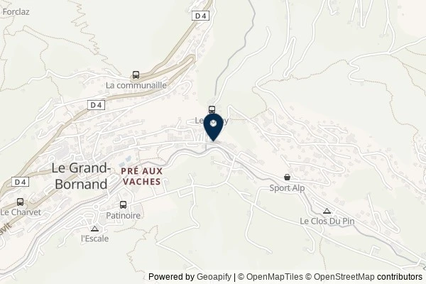 Map showing the area around: Dan Q found GLV85W40 LA MADONE DU GRAND BO !