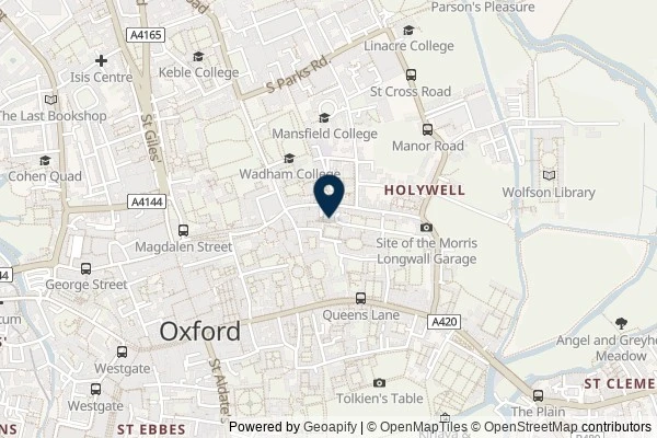 Map showing the area around: Dan Q found GLVVN5PH Pub Quiz