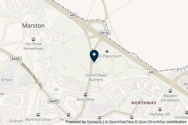 Map showing the area around: Dan Q found GLVVN9V9 Marsh Lane- Court Place Farm