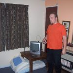 Dan at the accomodation