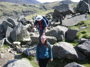 Claire leads the way.