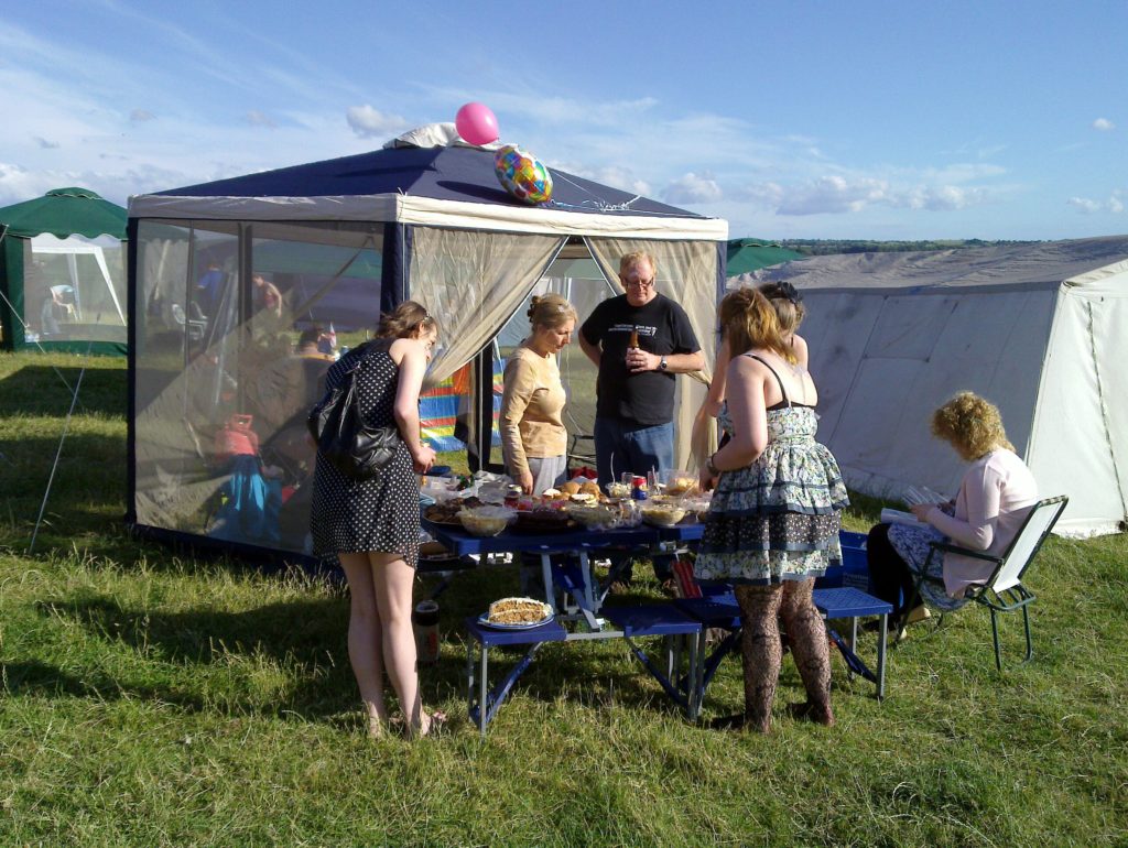 The picnic gets started The picnic gets started