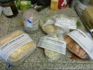 Contents of my Banquet In A Box