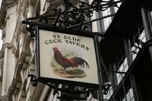 Ye Old Cock, Fleet Street
