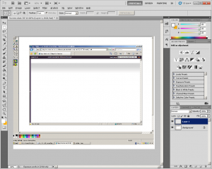 A screenshot of a screenshot within a screenshot. Inception.
