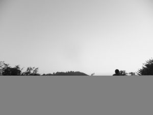 Matt looks out over the Usk Valley, near our first mooring.