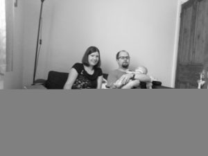 Andy, Sian, and baby