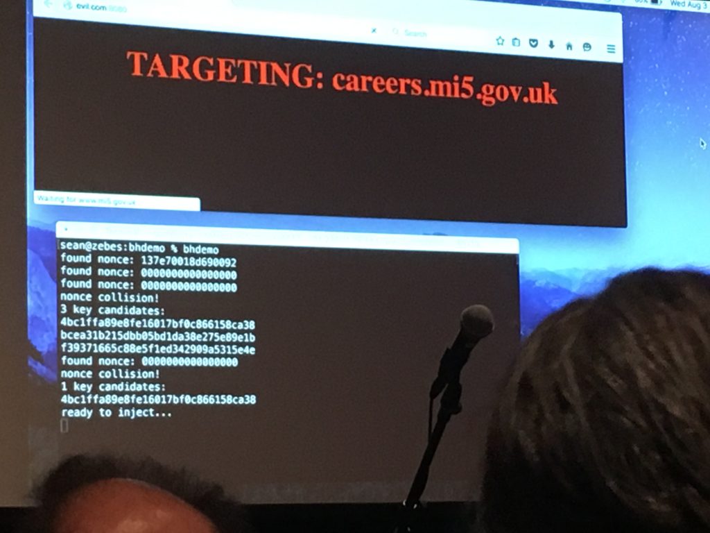 A hacker 'steals his own slides back'