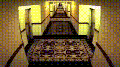 A naked man gets locked out of his hotel room