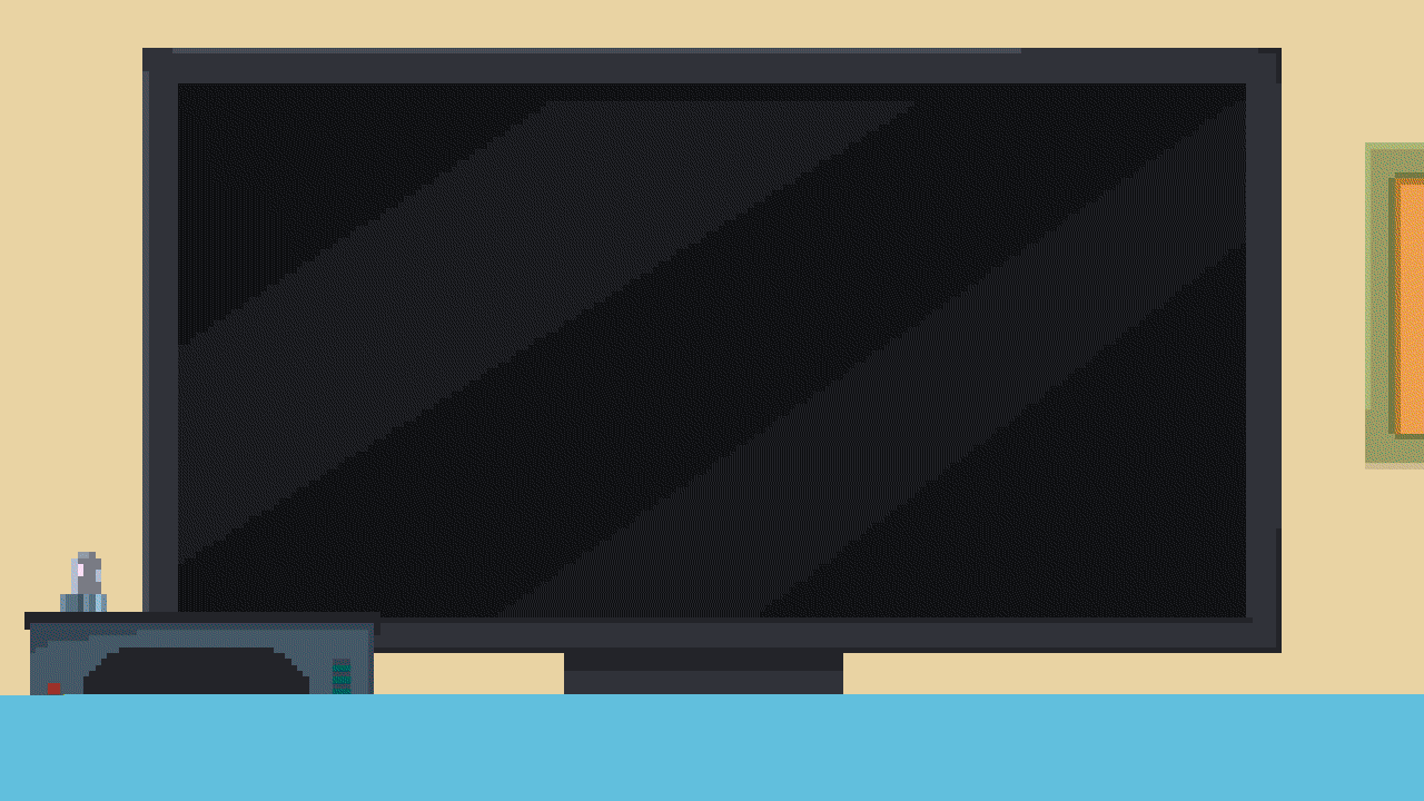 Pixel art animation showcasing Rick & Morty's adventures in an Interdimensional Cable style.