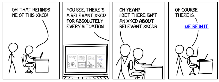 Relevant XKCD