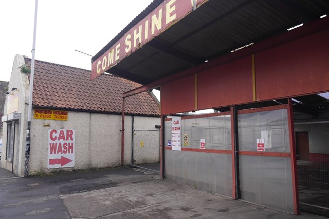 Abandoned automatic car wash