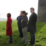 Watching the balloons disappear into the distance