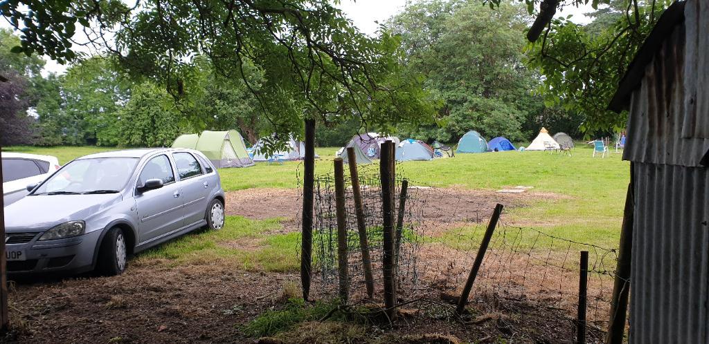 Campsite in the Paddock behind Ruth's aunt's house