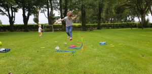 Annabel launches a stomp rocket #1.