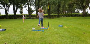 Annabel launches a stomp rocket #2.