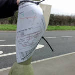 "The Internet Was Here" sign at the hashpoint