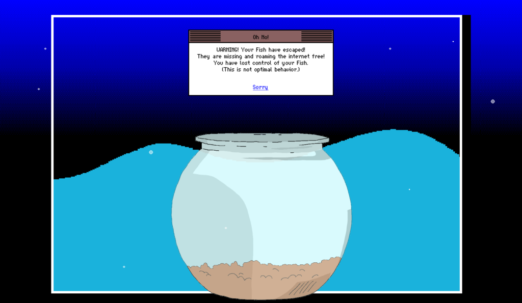 Mackerelmedia Fish reports: WARNING! Your Fish have escaped!