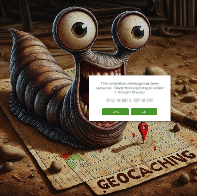 Solved puzzle with blurred solution message.