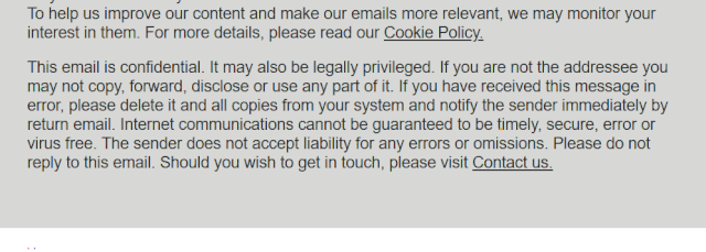 Zoom-in animation showing two tracking pixels at the bottom of an email, rendered visible in red and blue.