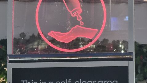 Post: Self-clear area
