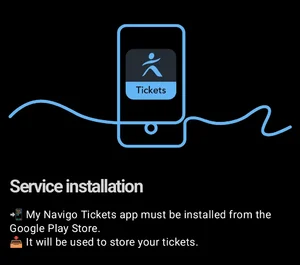 Navigo app saying I have to install another app.