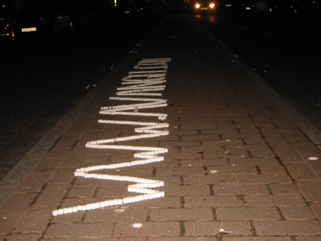Full image of www.avangel.com in sugar cubes, 2