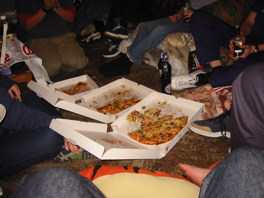 Mmm... pizza...