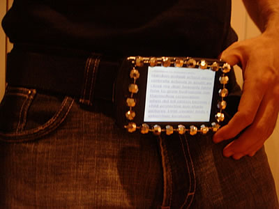 Belt buckle computer
