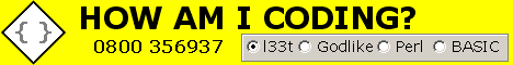 How am I coding?