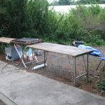 Stall under construction