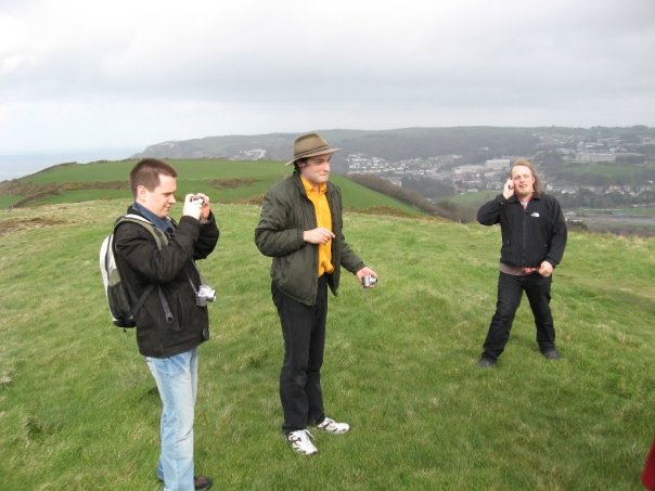 Full image of Rory photographs the launch