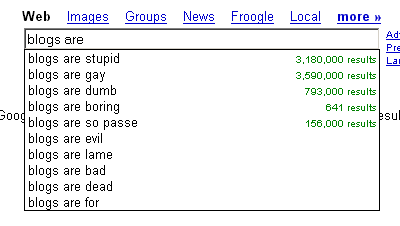 Blogs are...