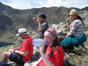 Water break.