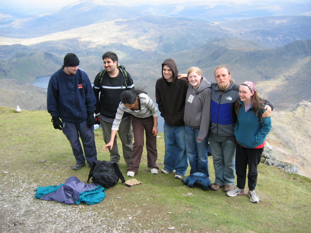 Full image of At the summit, not ready for this photo.