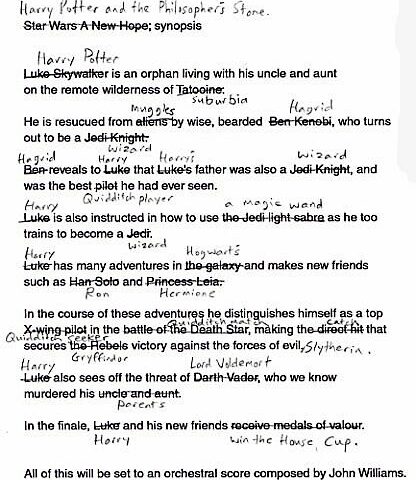 Harry Potter script