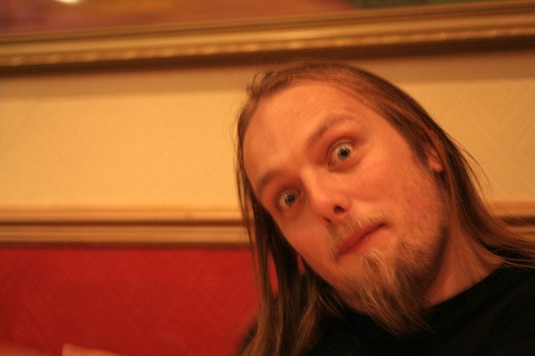 Dan eating curry!