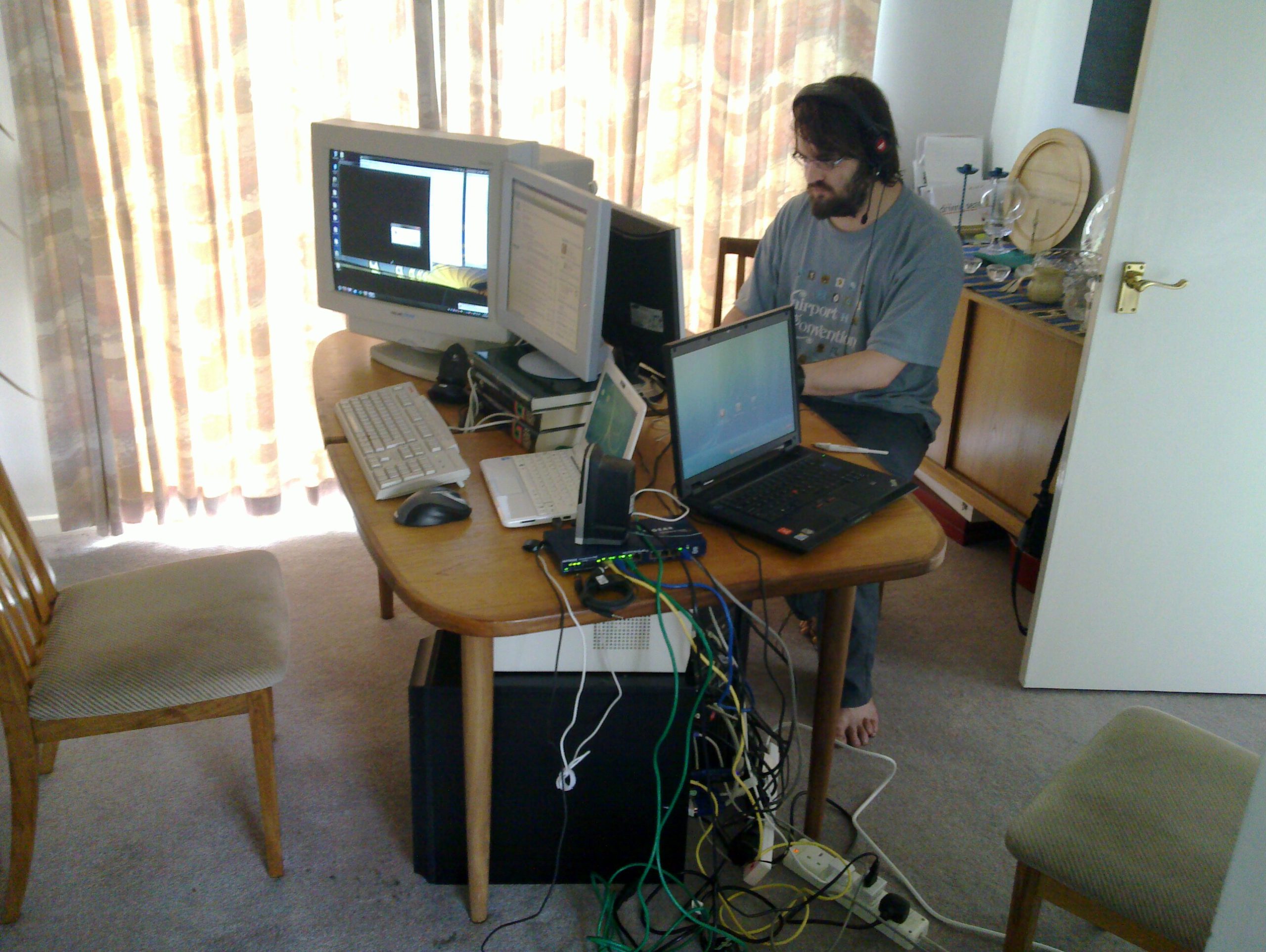 Full image of JTA at the Ops Room table