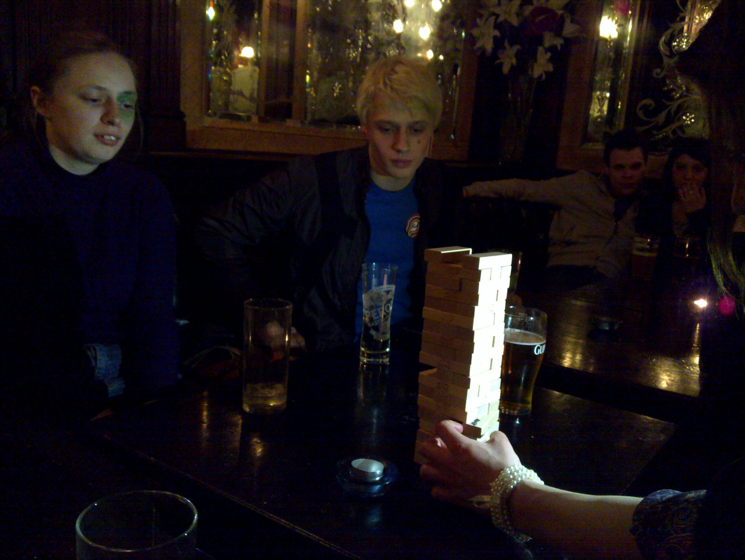 Full image of Another gripping turn of Pub Jenga